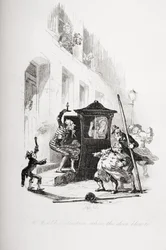 La situation de M. Winkle lorsque la porte s